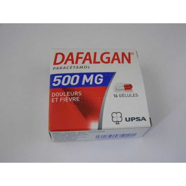 Dafalgan 500 mg 16 gélules Le comptoir du médicament